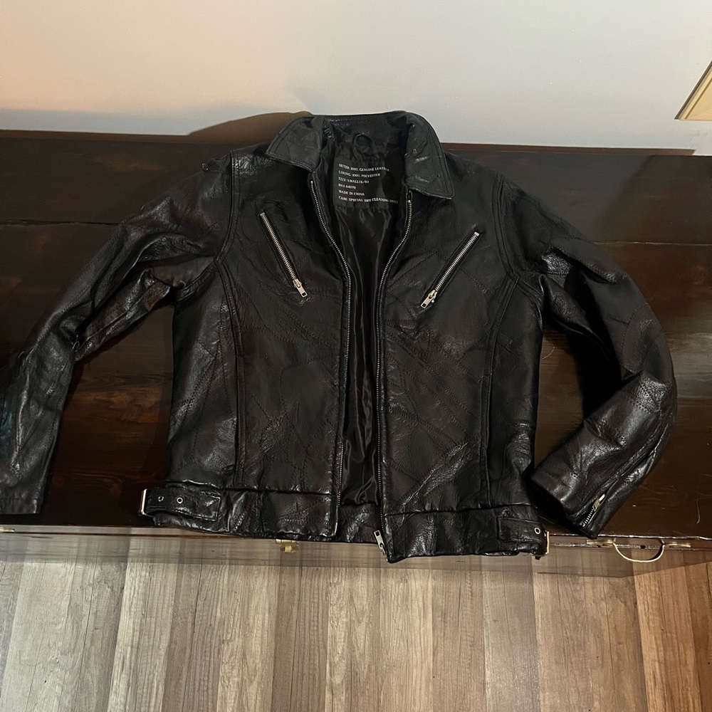 Women’s Black Leather Jacket
